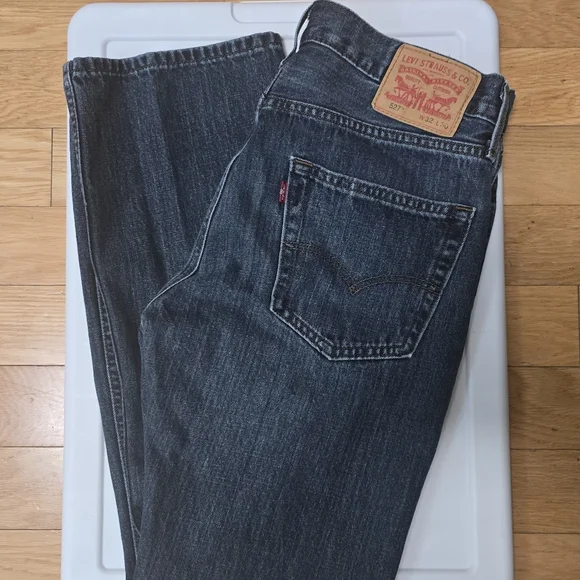 Levi's 527 Blue Straight Jeans Classic Denim W32 x L30